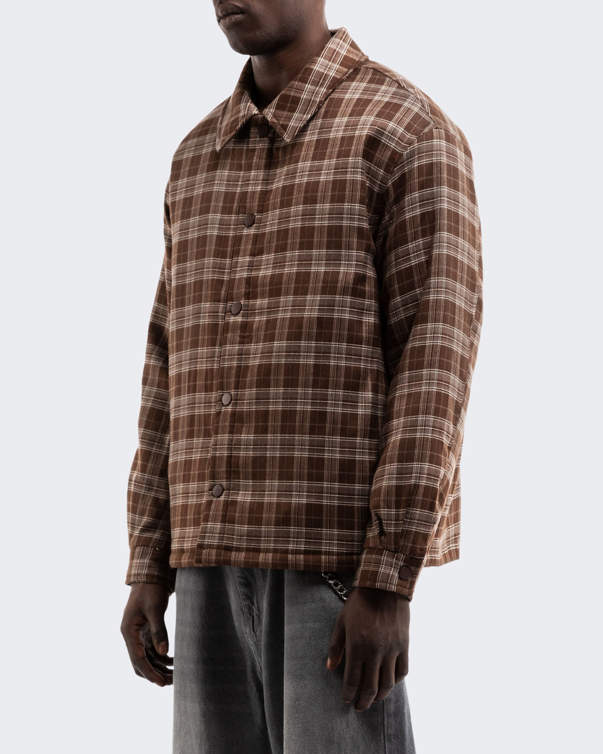 Herren Reternity Padded Flannel Brown
