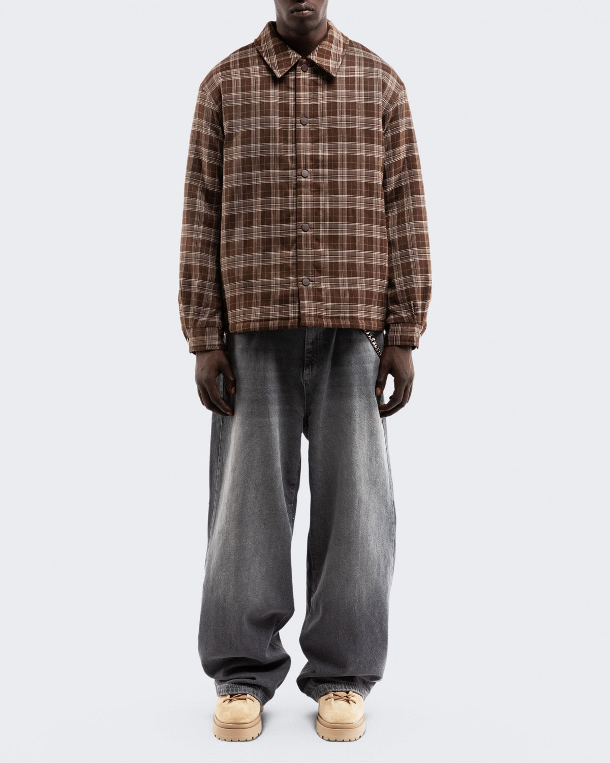 Herren Reternity Padded Flannel Brown
