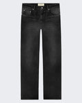 Herren Essential Straight Fit Denim Washed Black