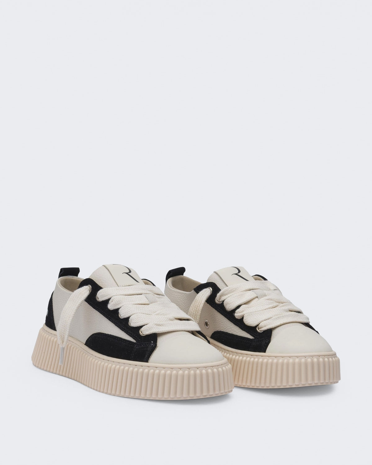 RHUN Unisex Treble 2027 Grain Leather/Suede Beige/Black - foto 2