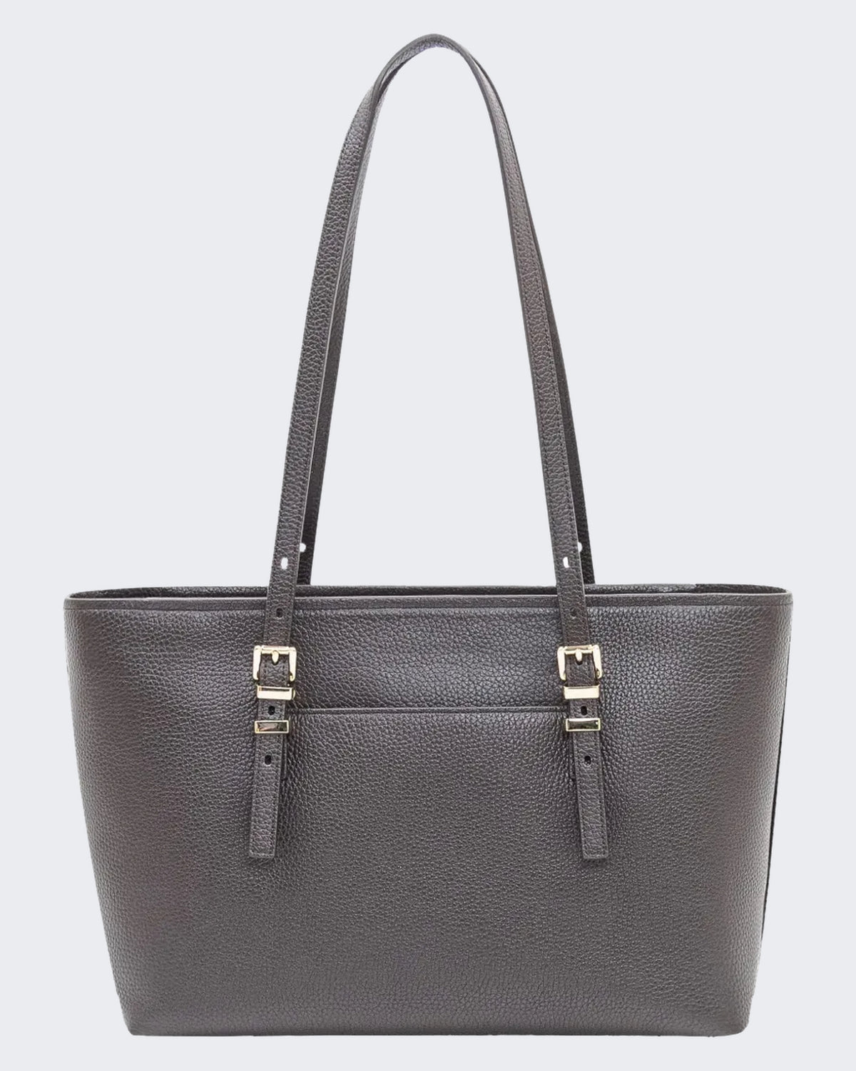 Dames Medium East West Top Zip Tote Chocolate