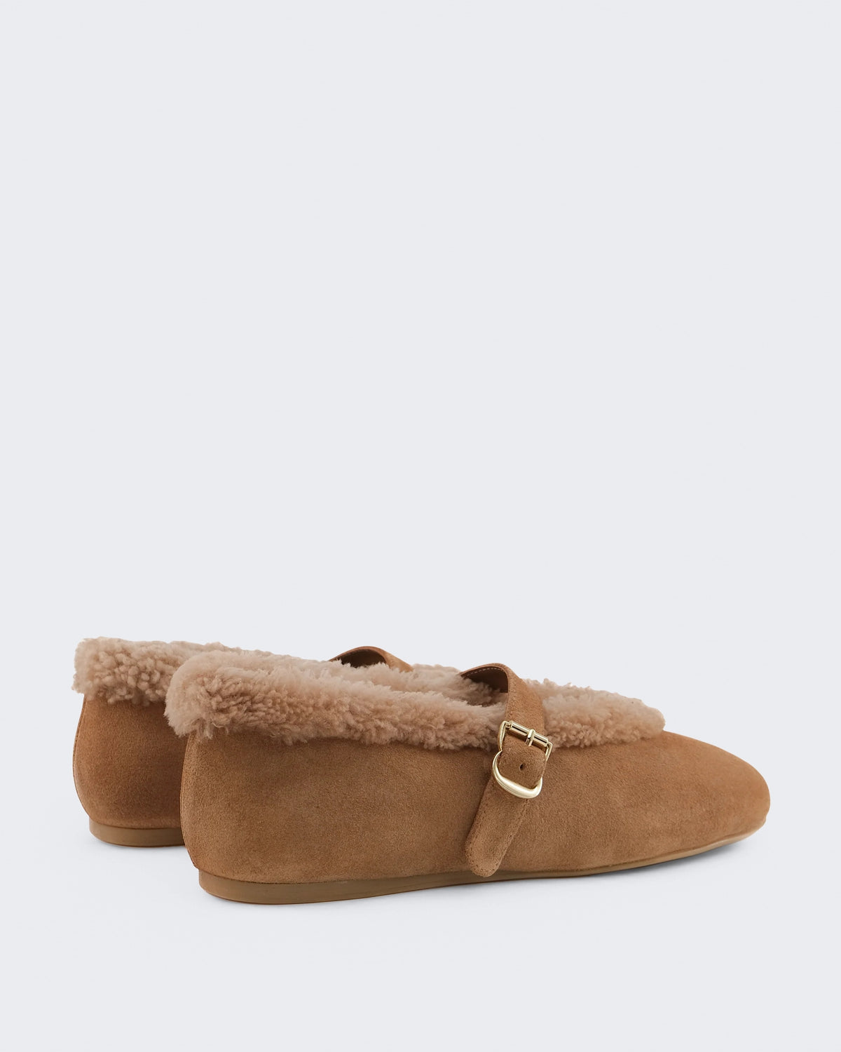 Toral Dames Dames Anoush Ballerina's met gespdetail Beige - foto 3