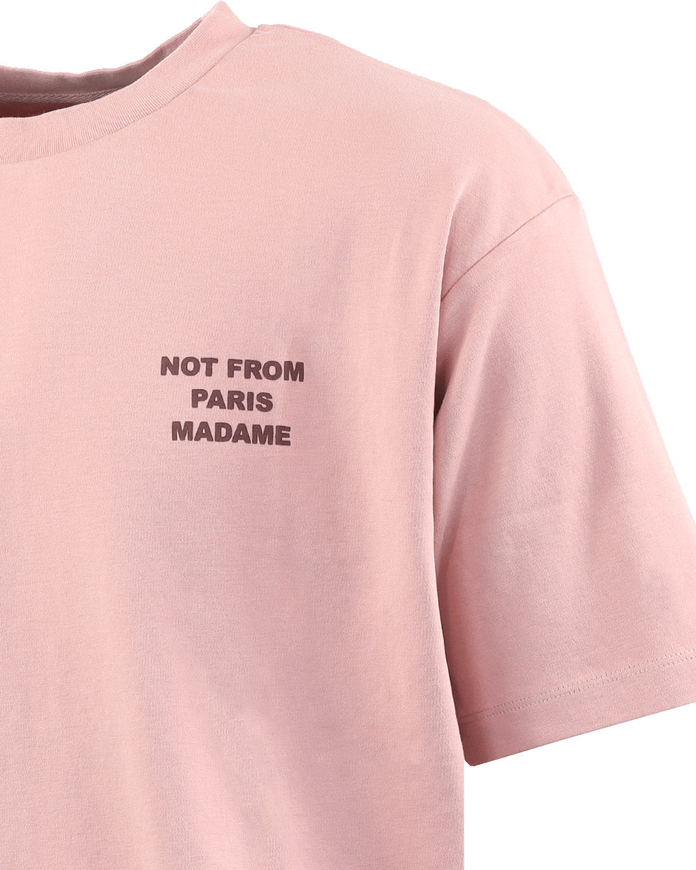 Heren Le T-Shirt Slogan Roze