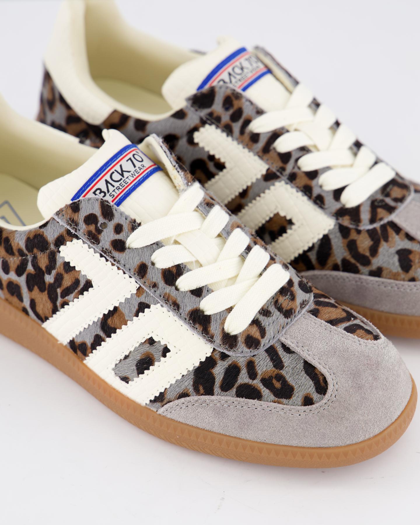 Dames Leopard Sneaker Blauw