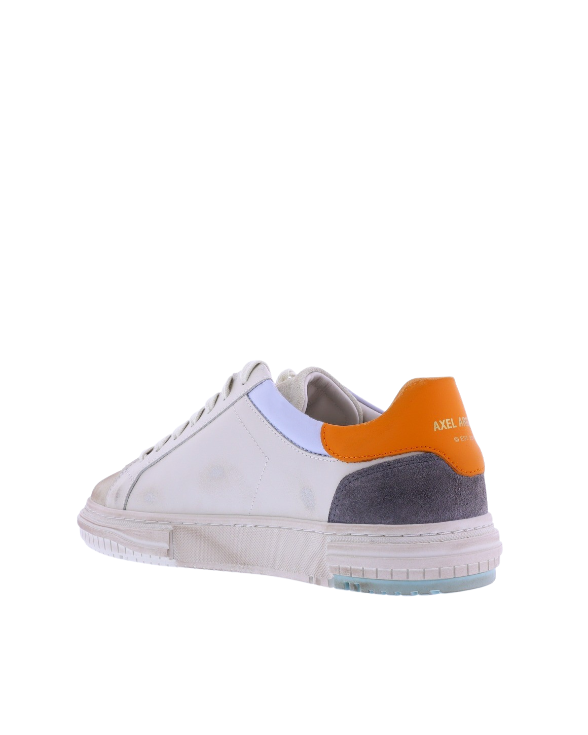 Heren Atlas Distressed Sneaker Wit
