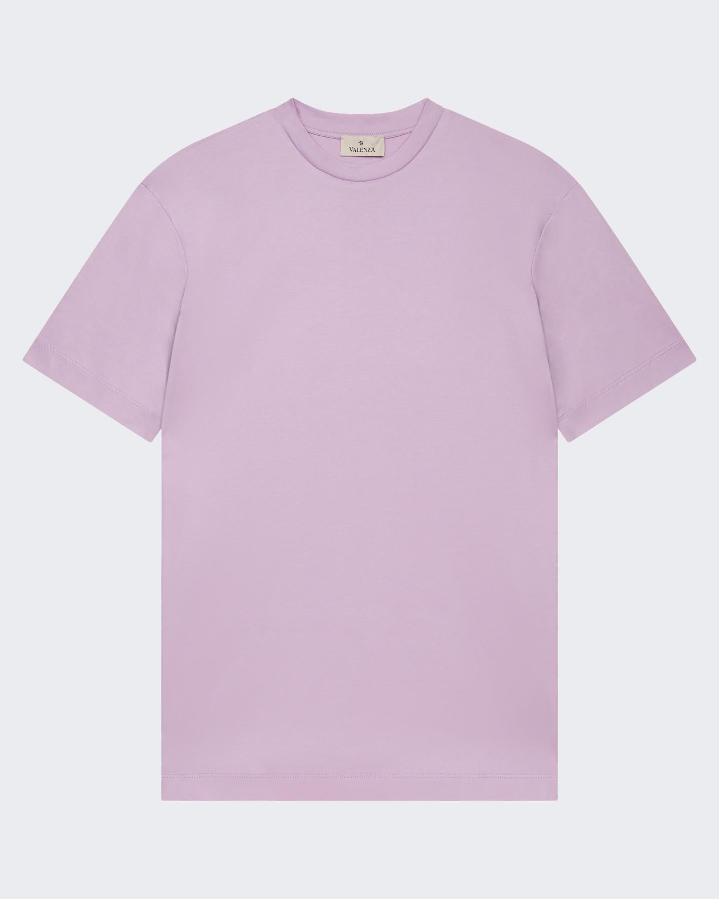 Heren Interlock Supima T-Shirt Paars