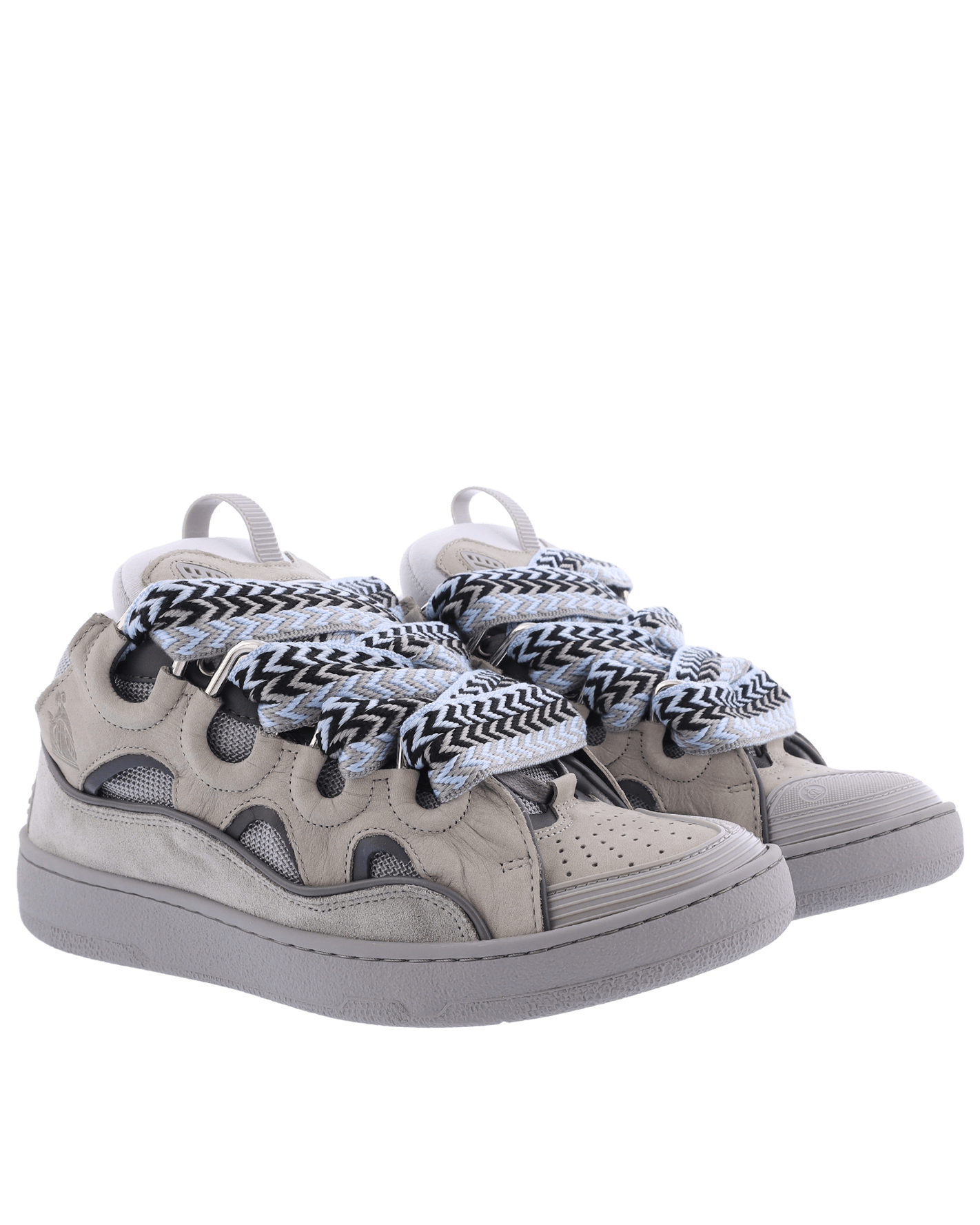 Heren Curb Sneaker Grijs