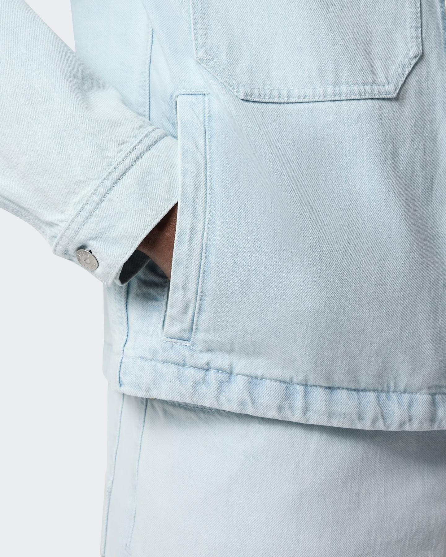 Heren LogoPatch Coach Jacket Blauw