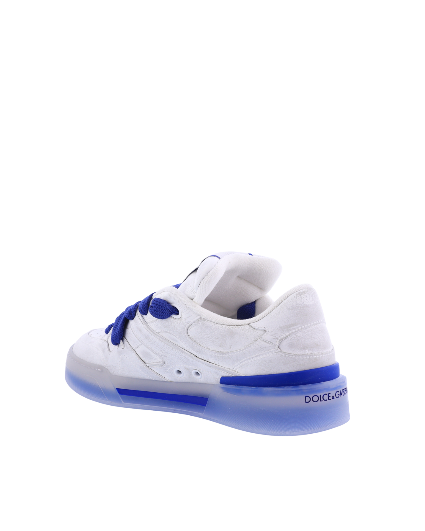 Heren New Roma Sneaker Wit/Blauw