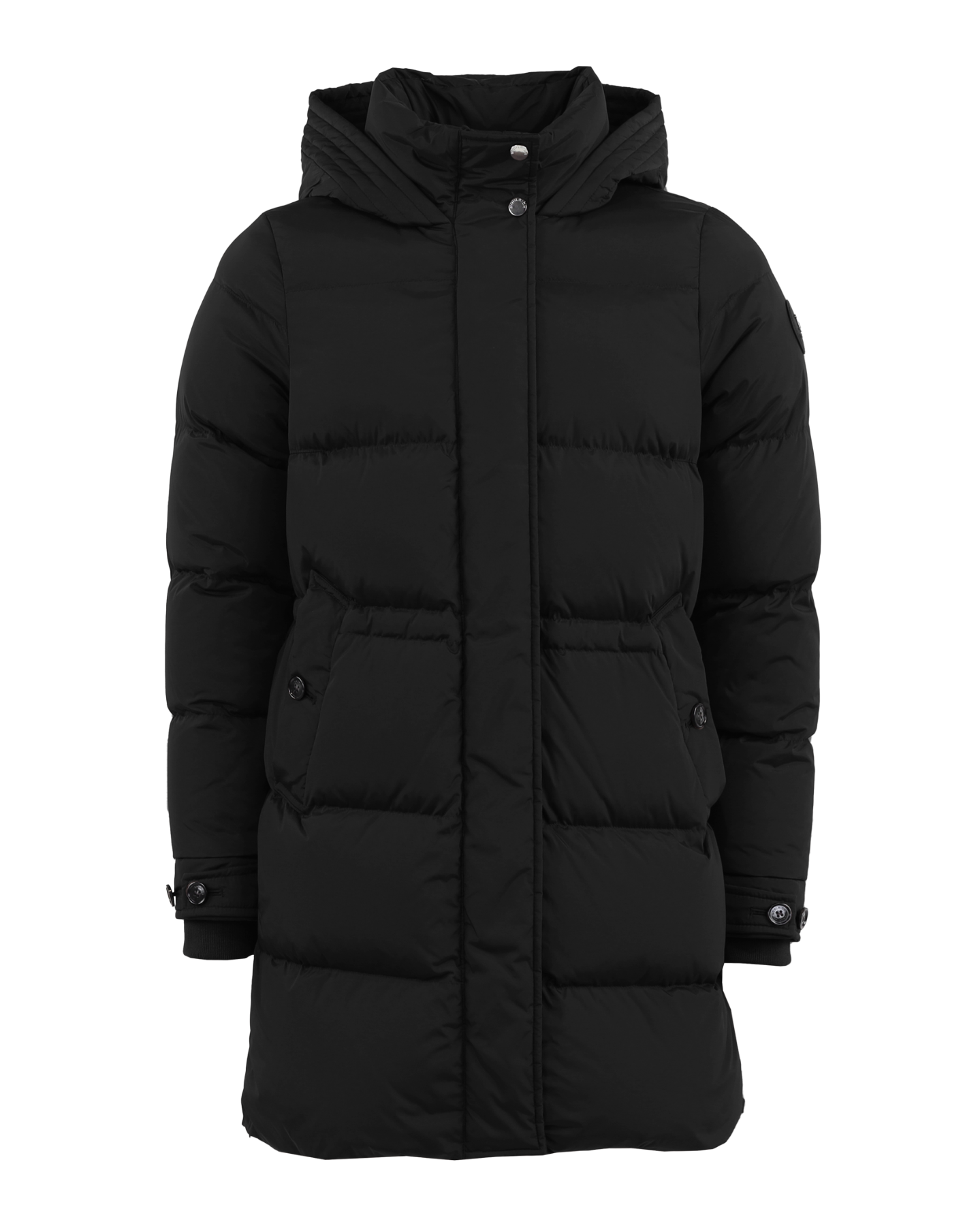 Dames Alsea Puffy Parka Zwart