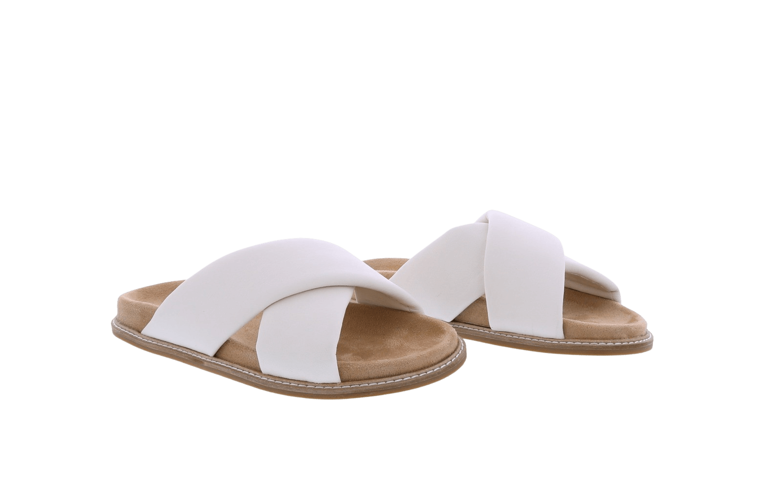 Dames Leather Band Slipper