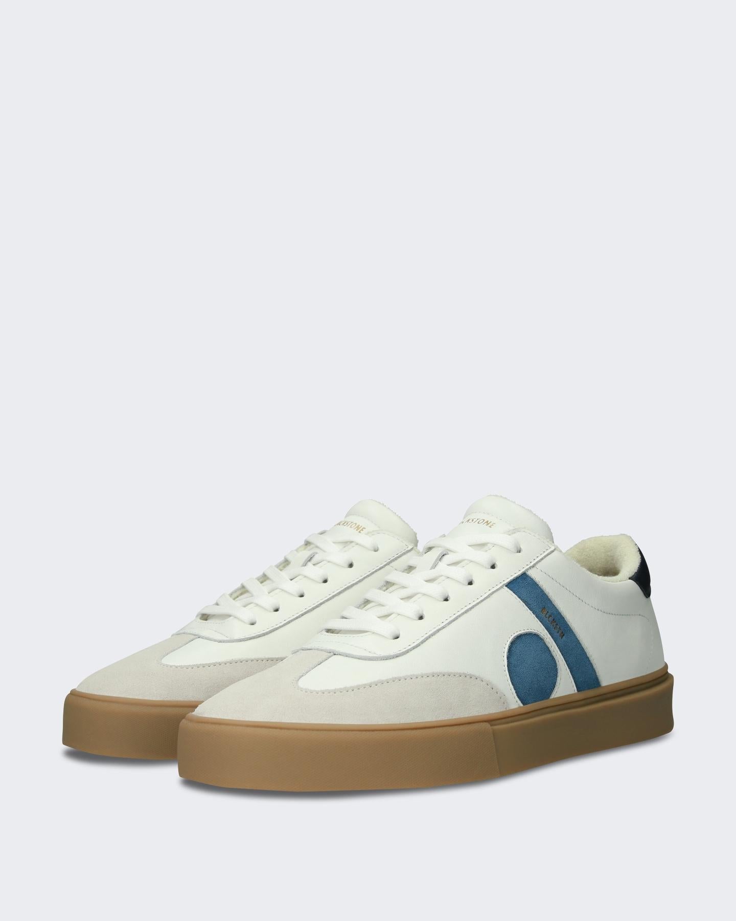 Heren Quartz Auden Sneaker Wit/Blauw