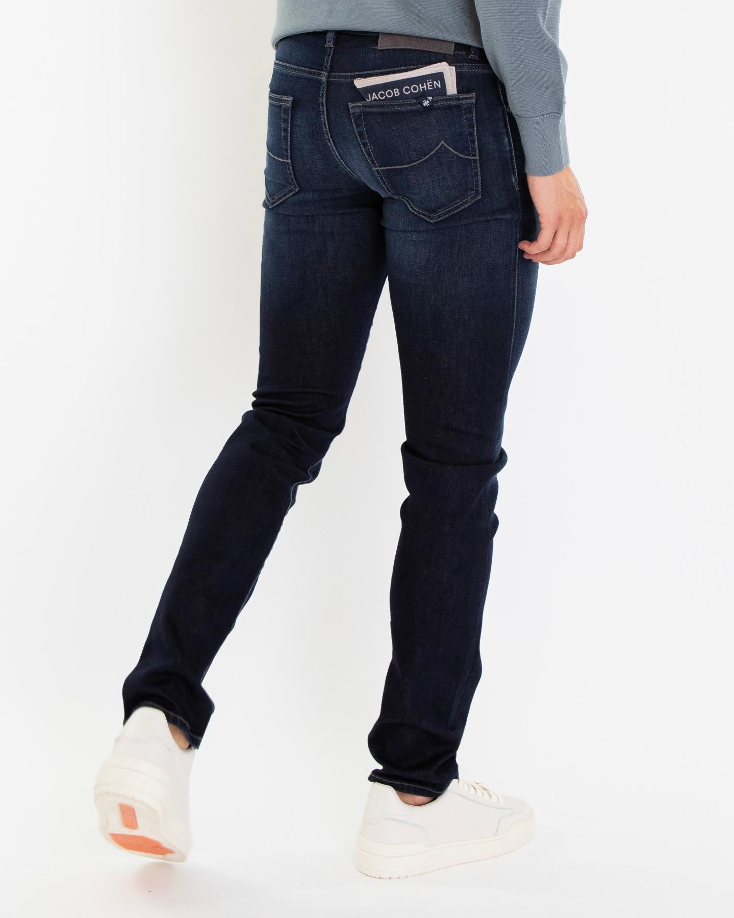 Heren Nick Slim Jeans Blauw