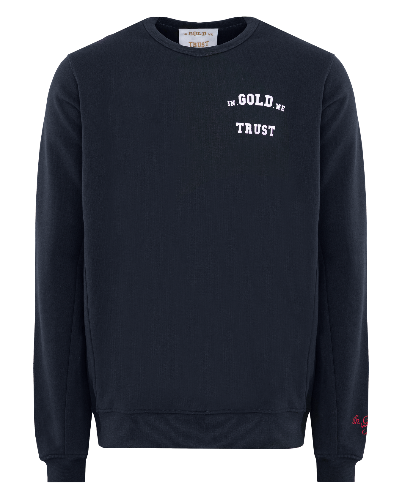 We Trust Hoodie Zwart Gold Trui In Gold We Trust Black Hoodie In