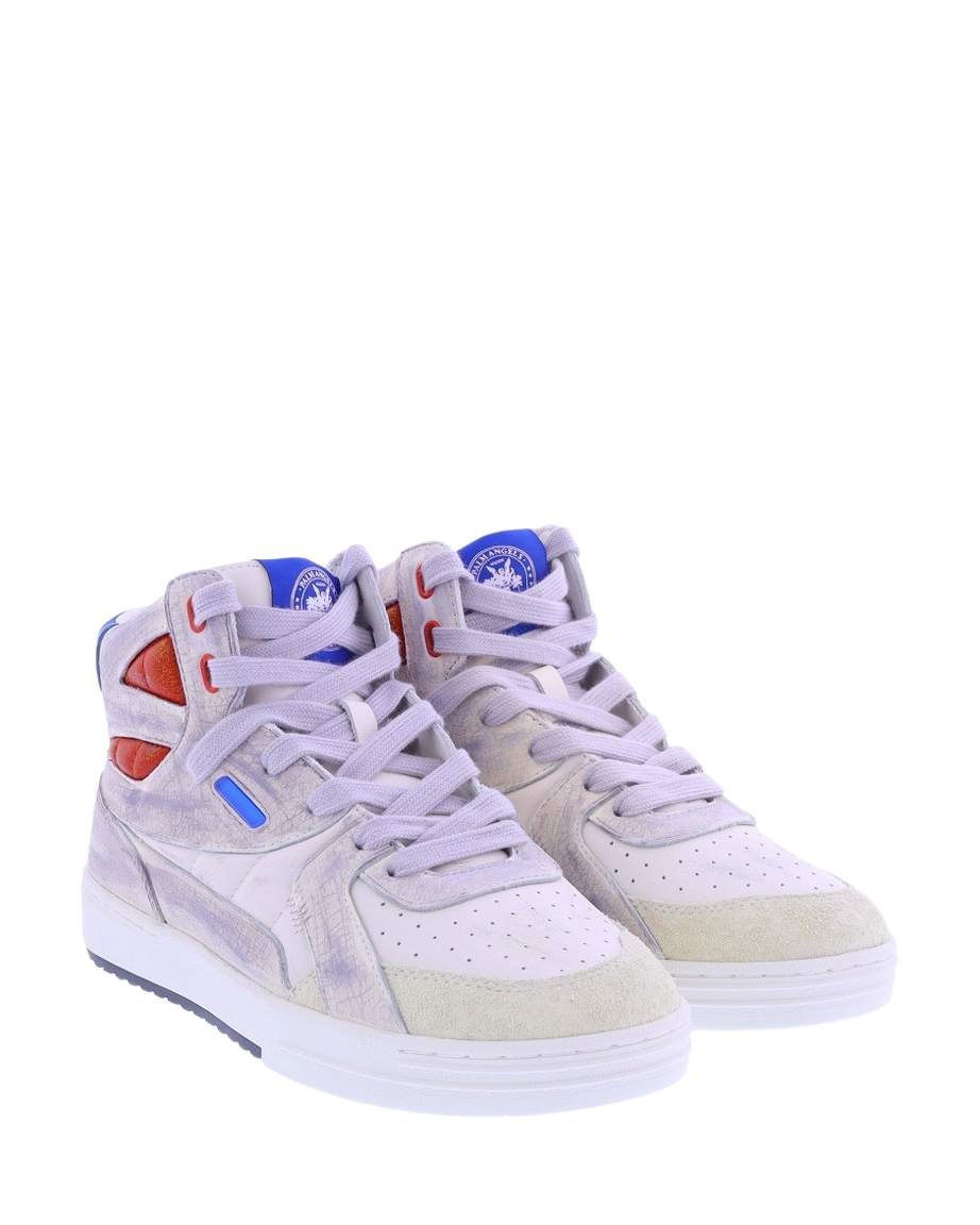 Heren Vintage University Sneaker Wit
