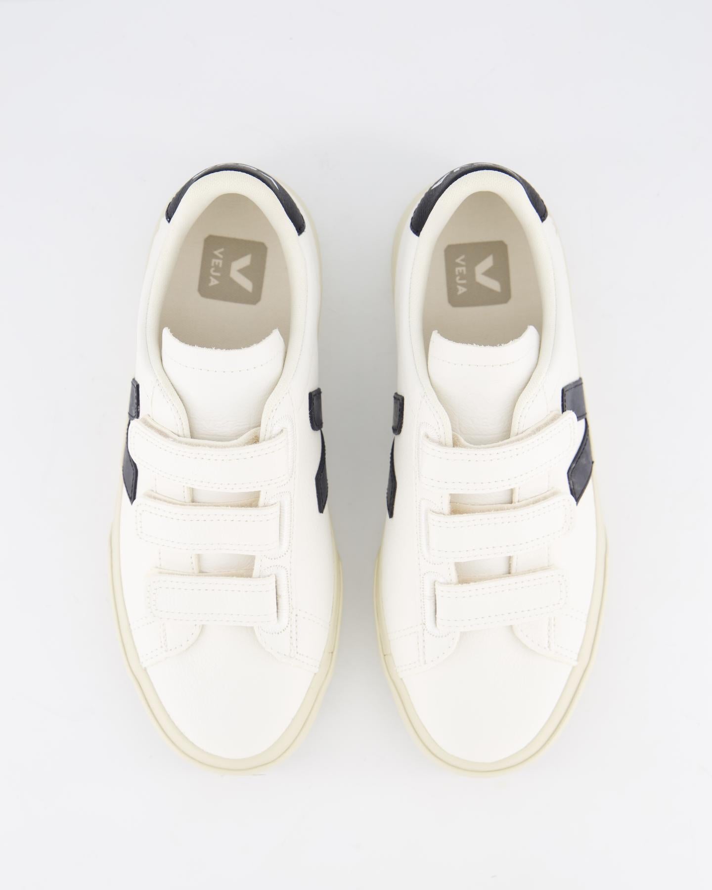 Dames Recife Sneaker Leer Wit/Zwart
