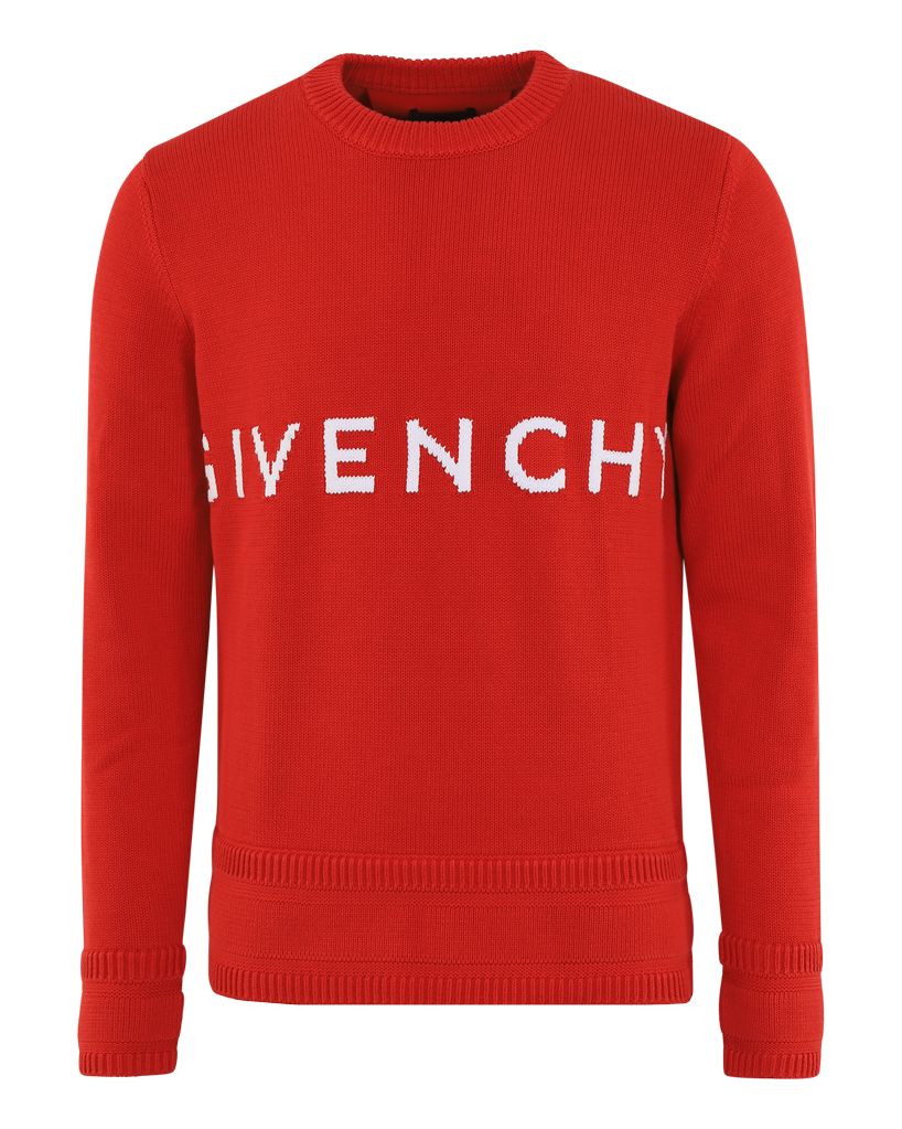 Heren 4G Logo Sweater Rood