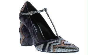 Strategia Dames Velvet T-strap