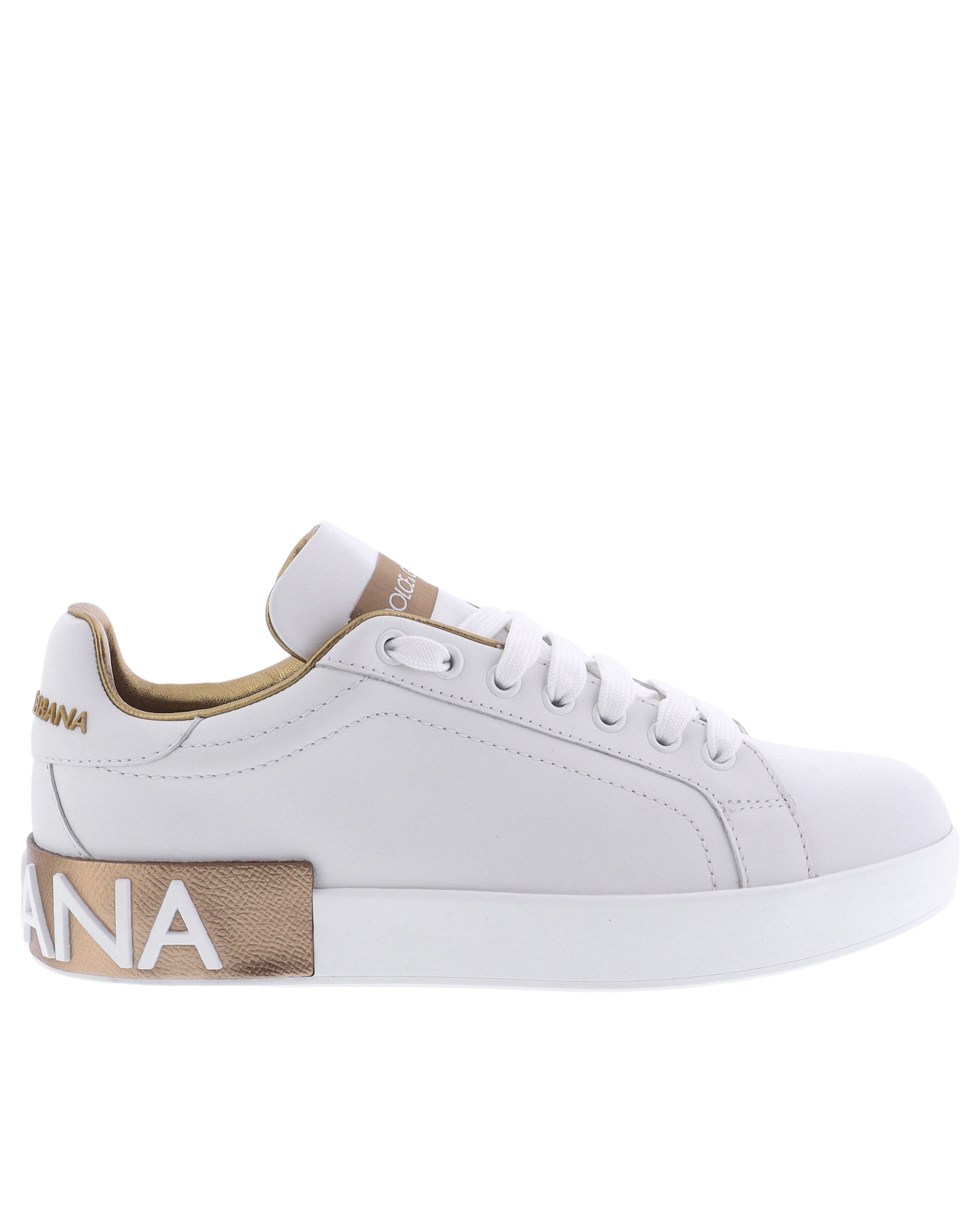 Dames Portofino Sneaker Wit/Goud