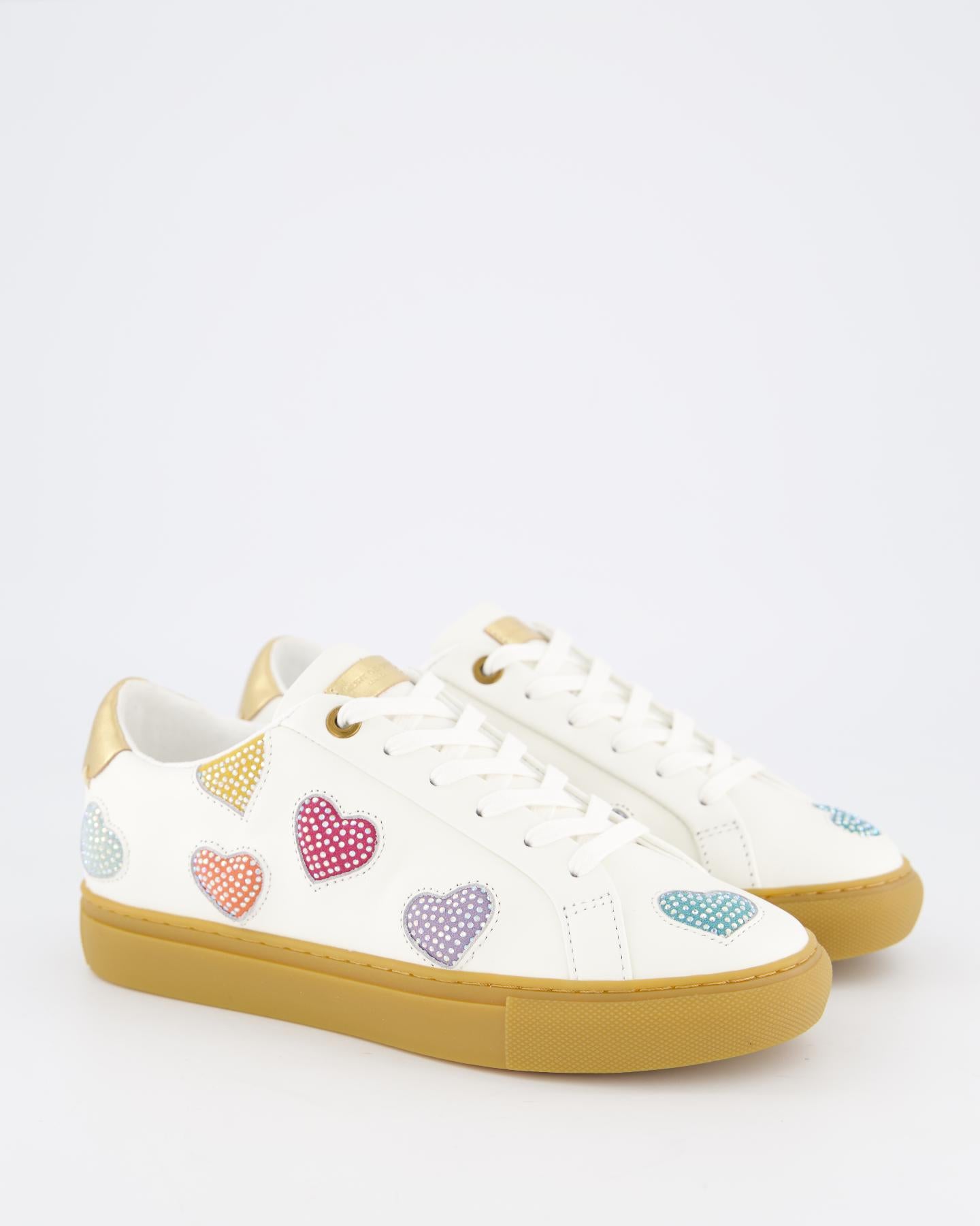 Dames Lane Love Sneaker Wit