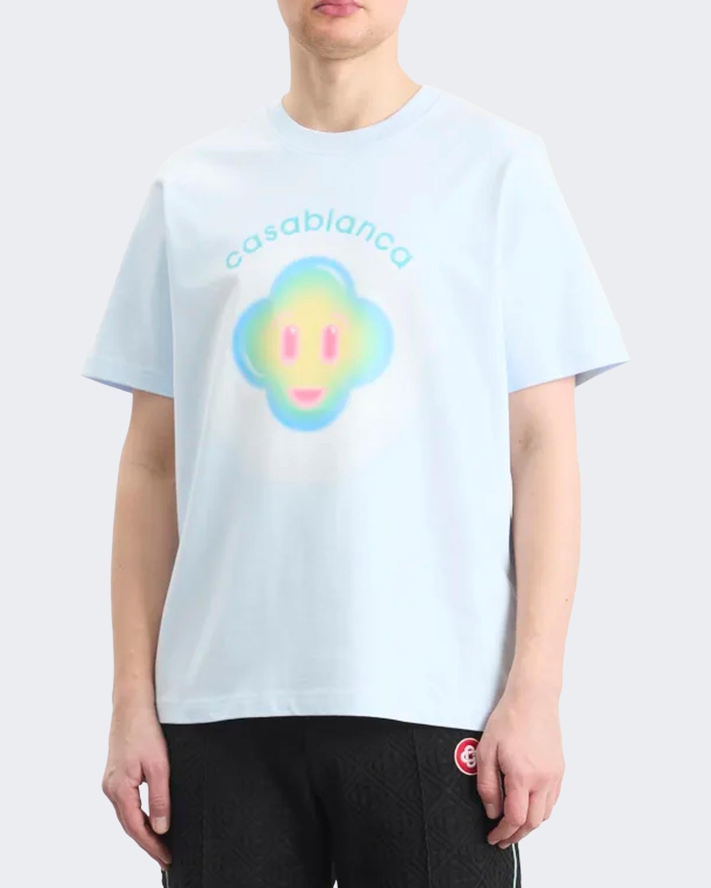 Heren Airbrush Smiley T-Shirt