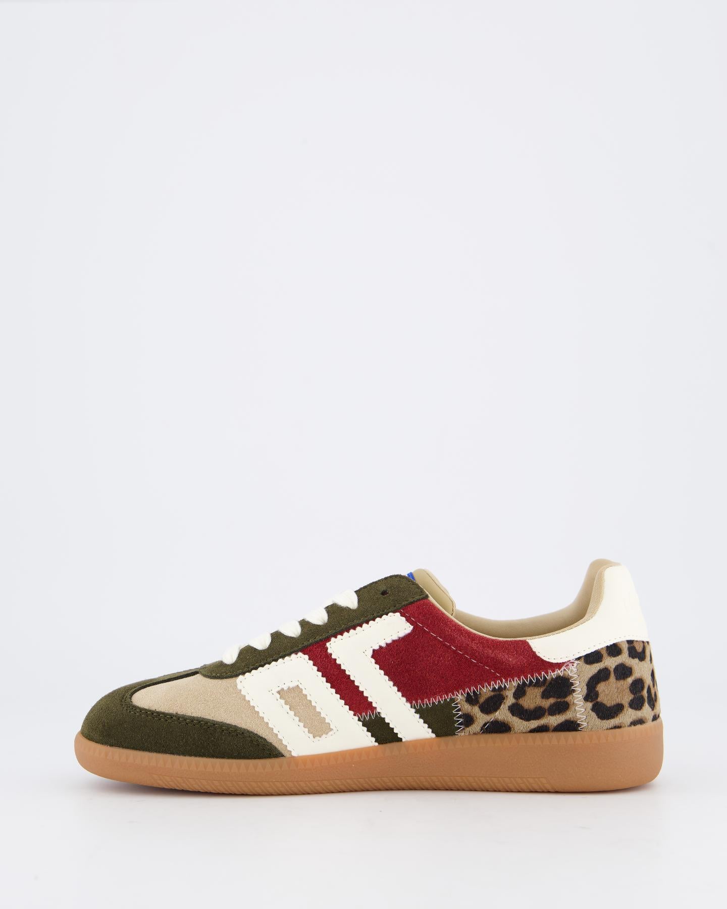 Dames Squid Olive Suede Mix