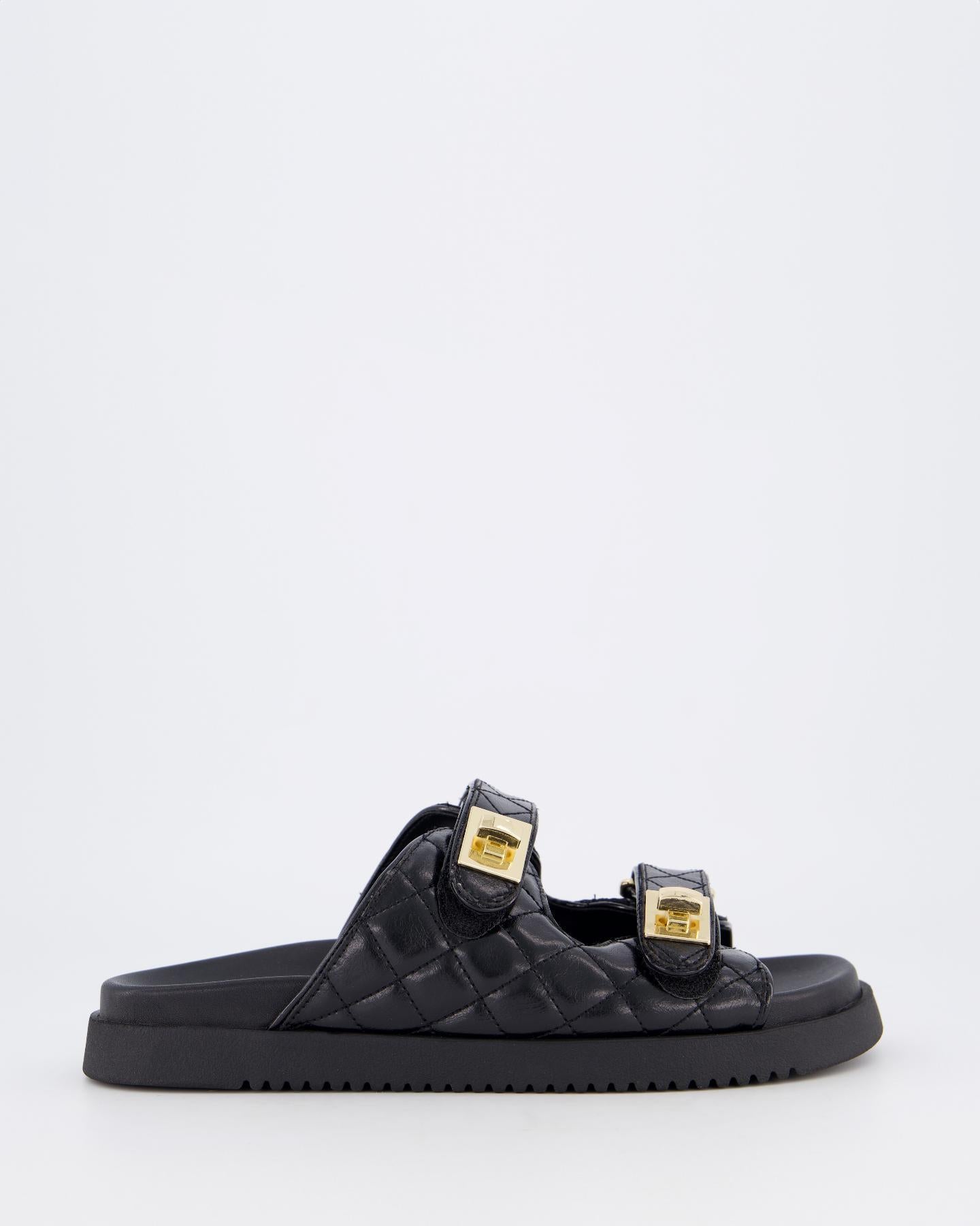 Dames Schmona Slipper Zwart