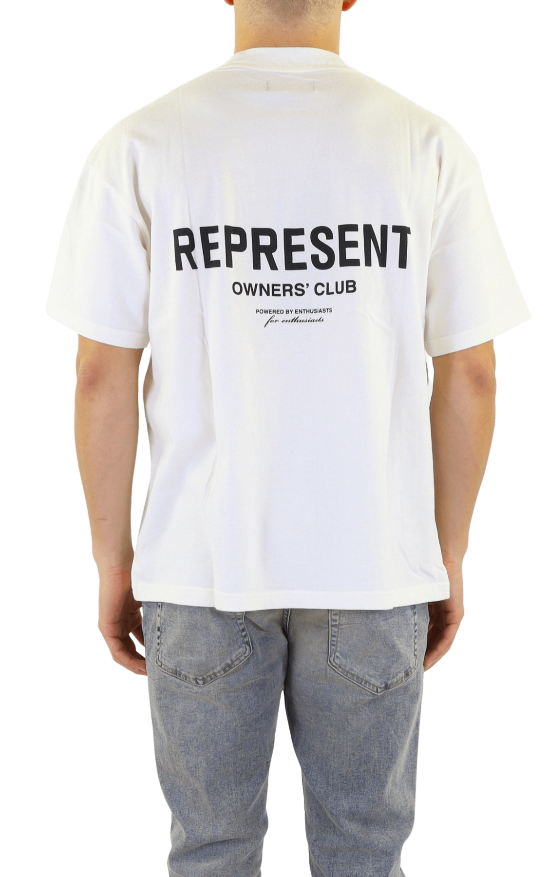 Represent Heren Owners Club T Shirt Wit Eleganza