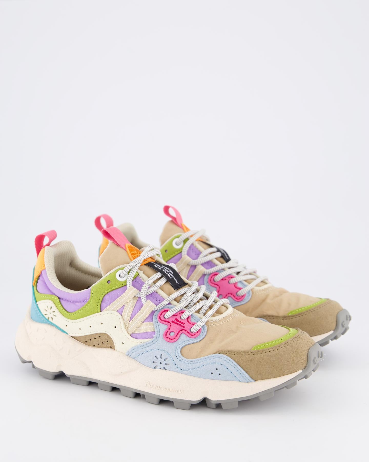 Dames Yamano 3 Sneaker Beige/Multi