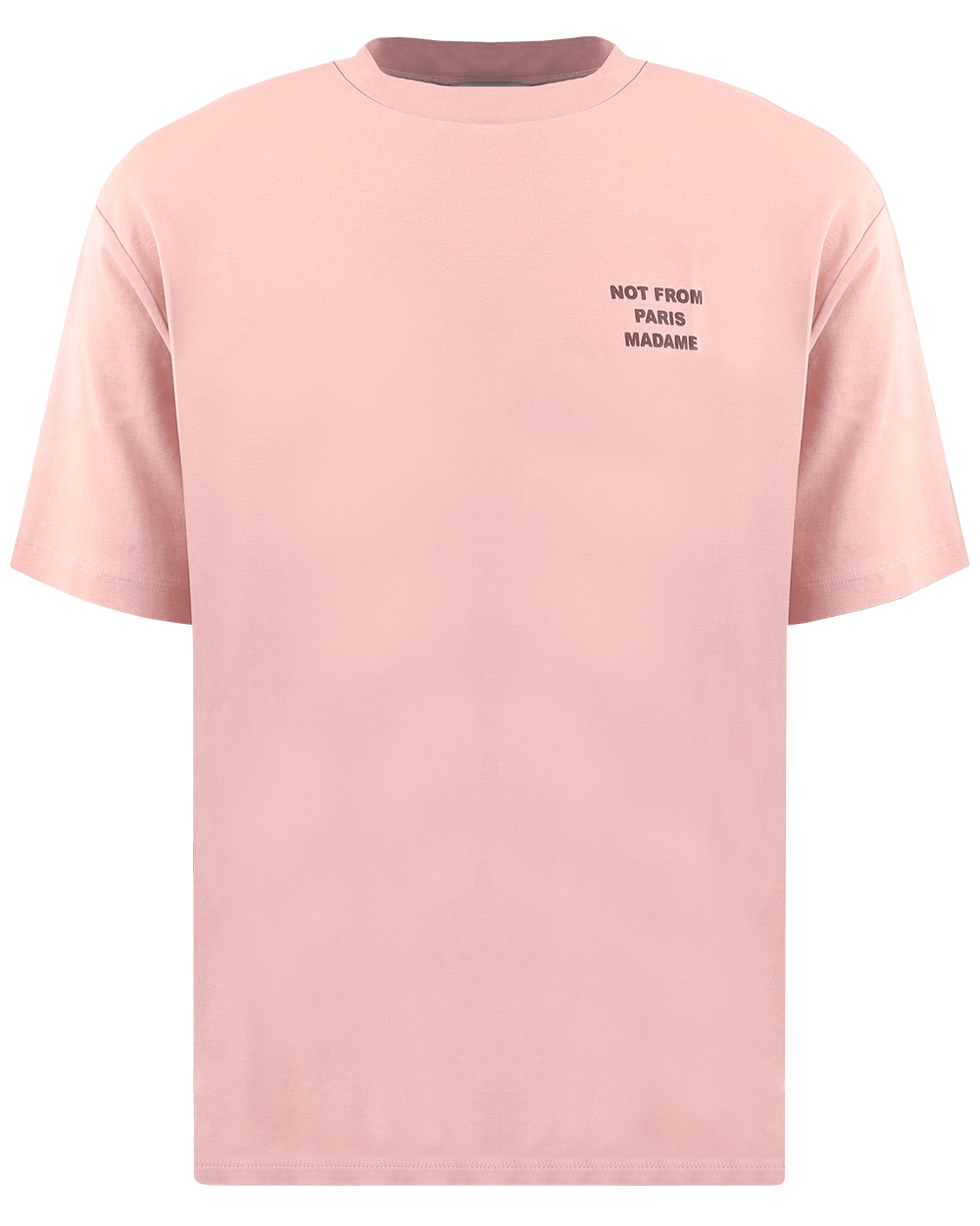 Heren Le T-Shirt Slogan Roze