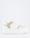 Nubikk Damen Bayou Platform Sneaker Weiß