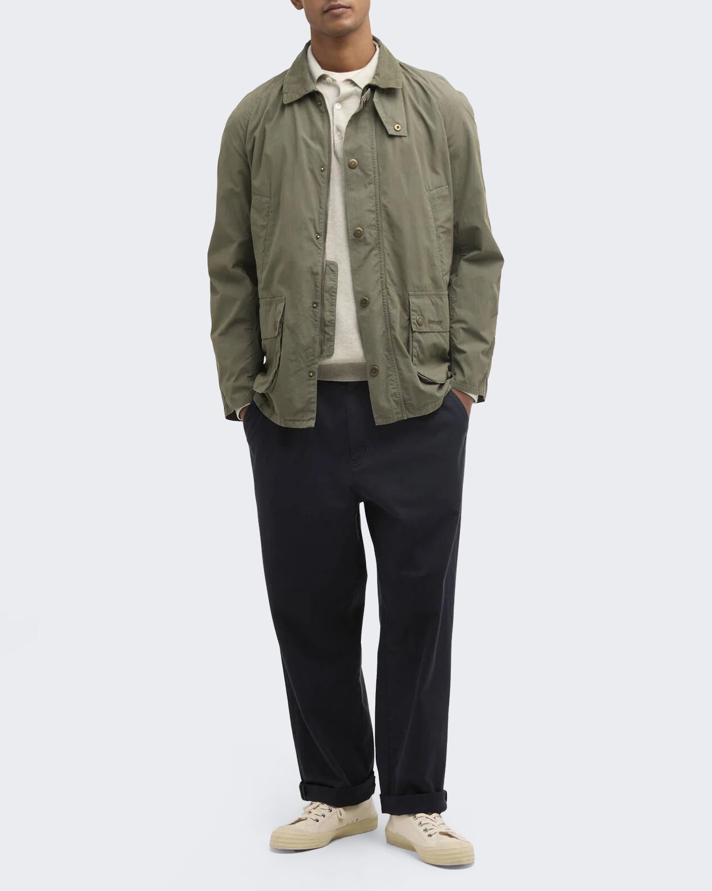 Heren Ashby Casual Jacket Groen