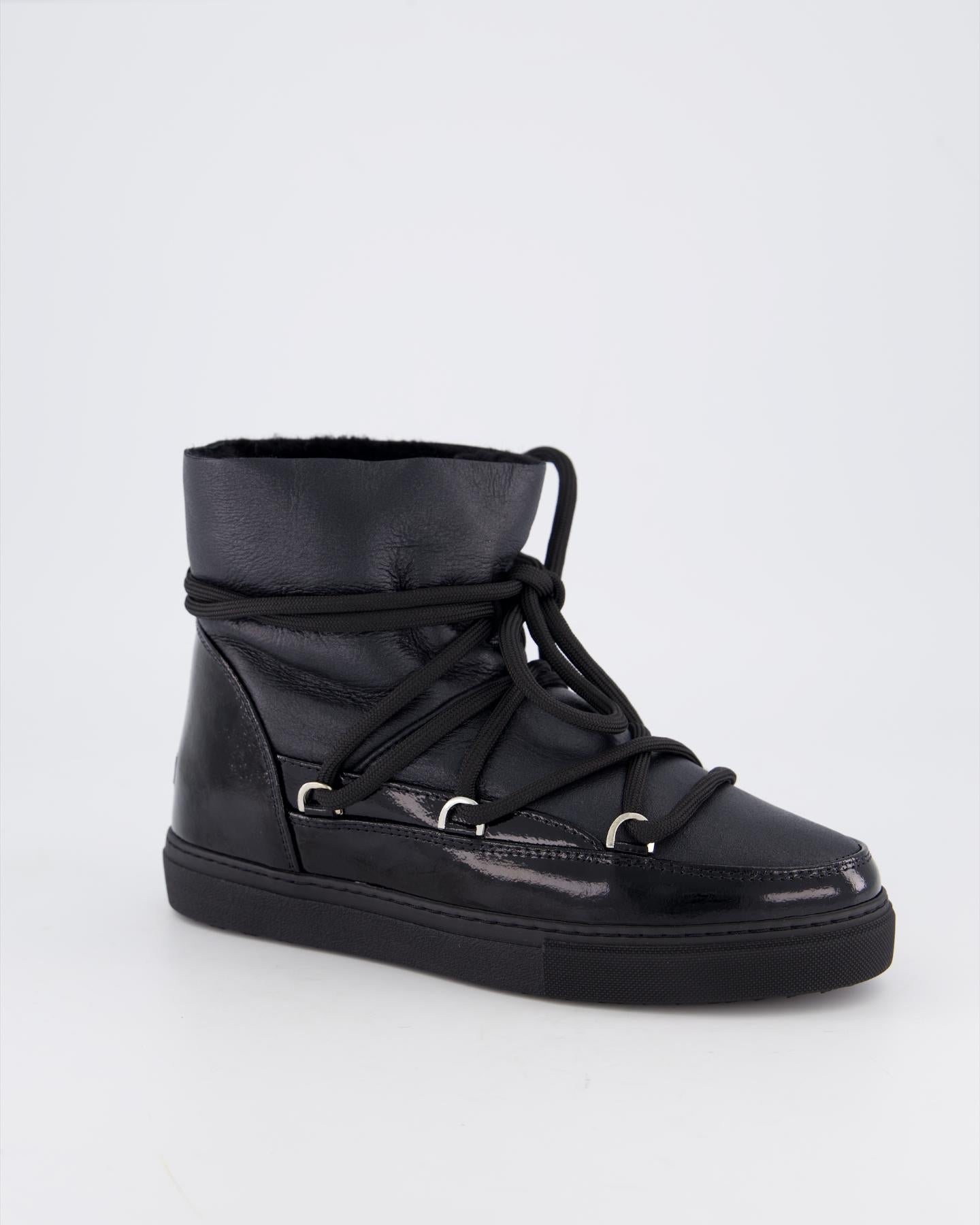 Dames Gloss Boot Zwart