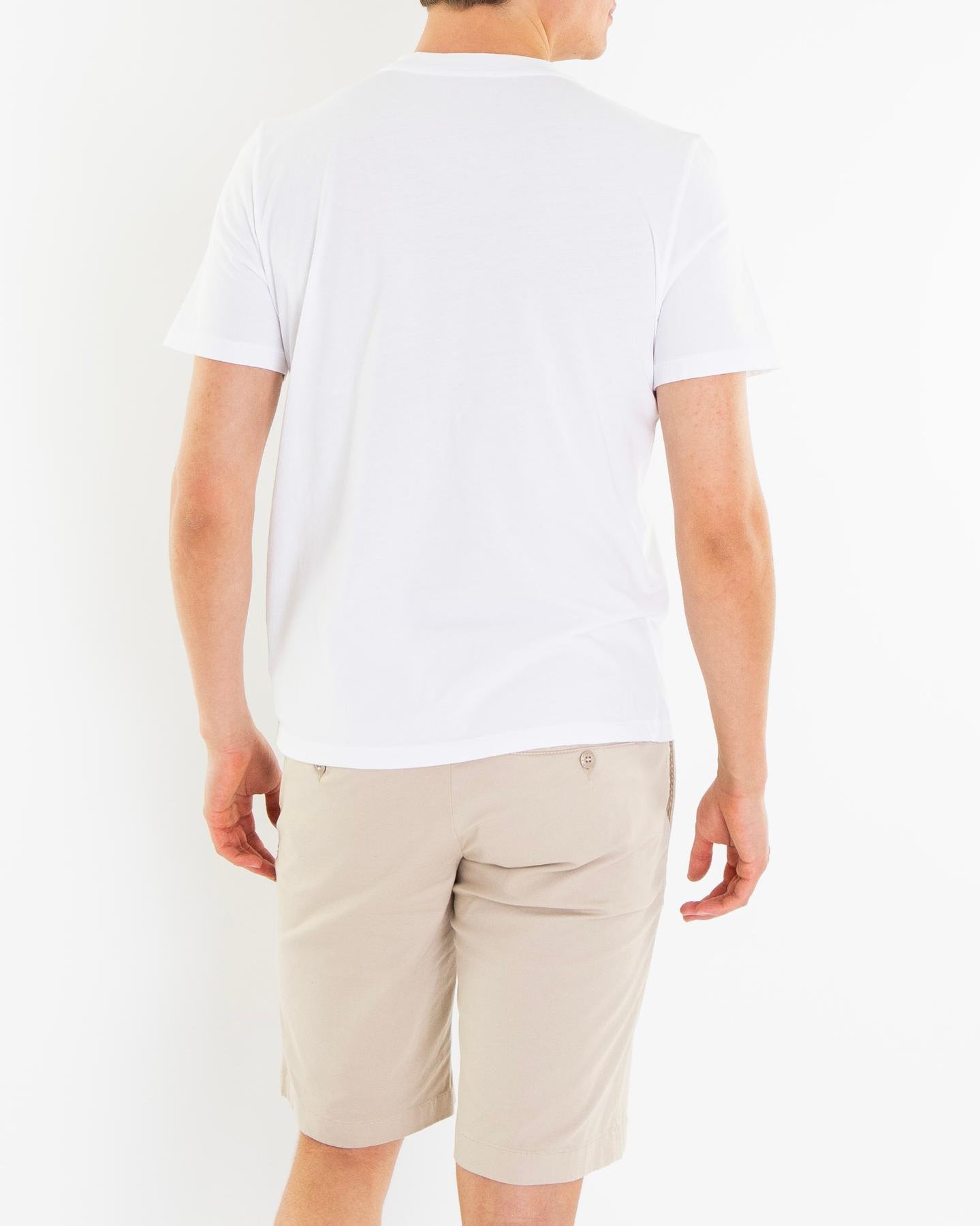 Jacob Cohen Heren Girocollo Costina T-Shirt Wit