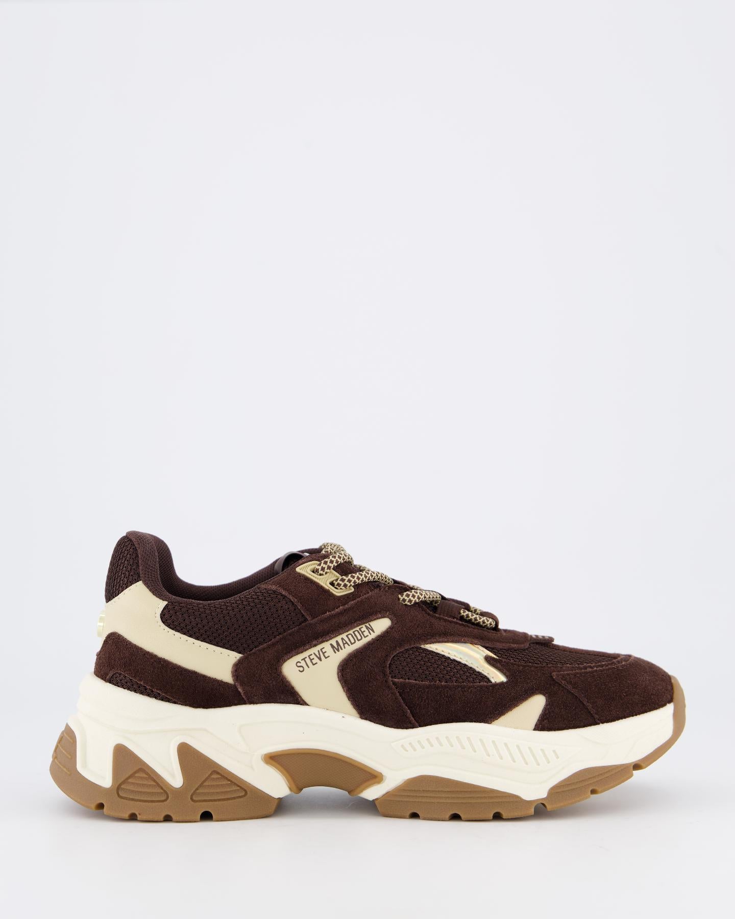 Dames Ample Sneaker Bruin
