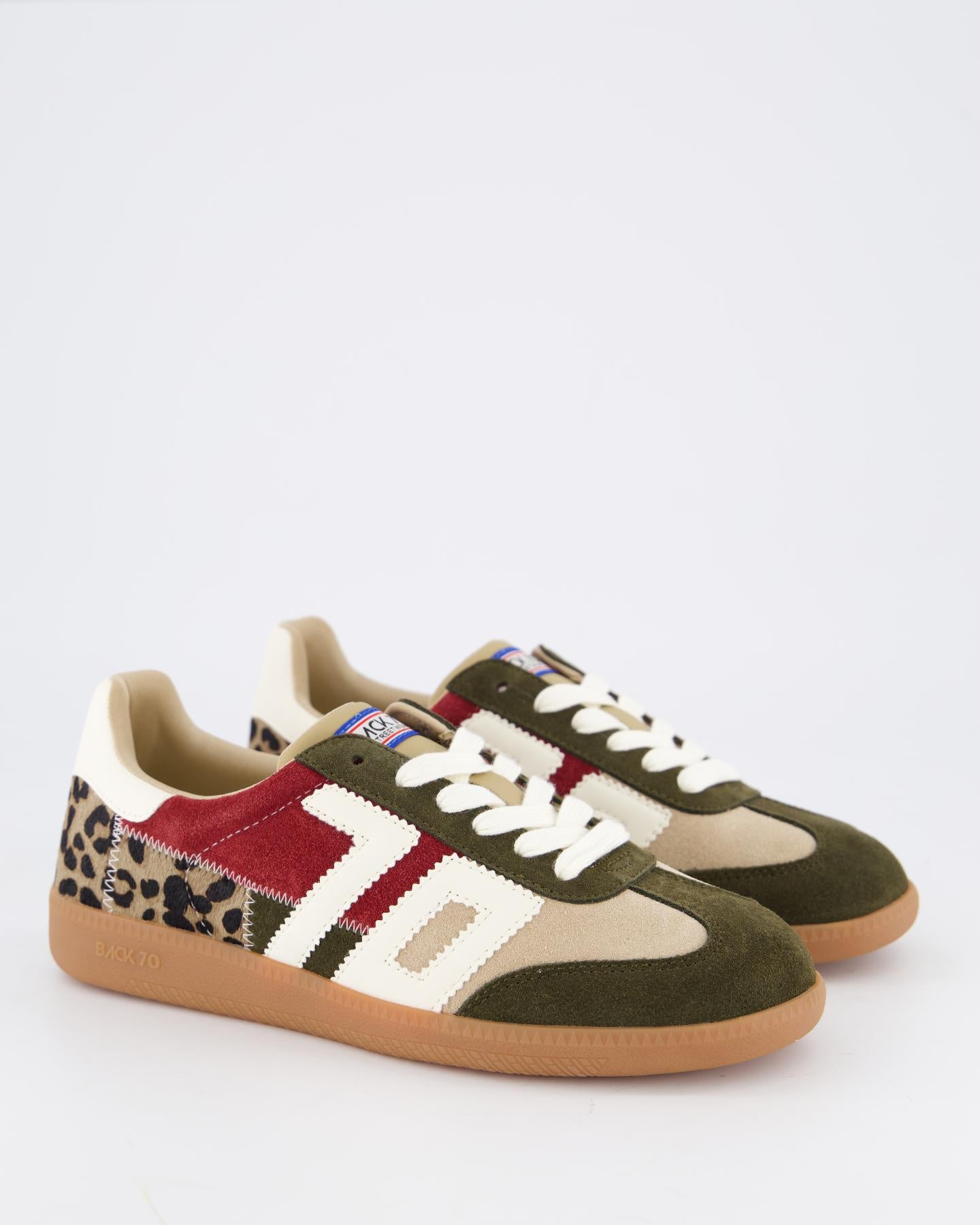 Dames Squid Olive Suede Mix