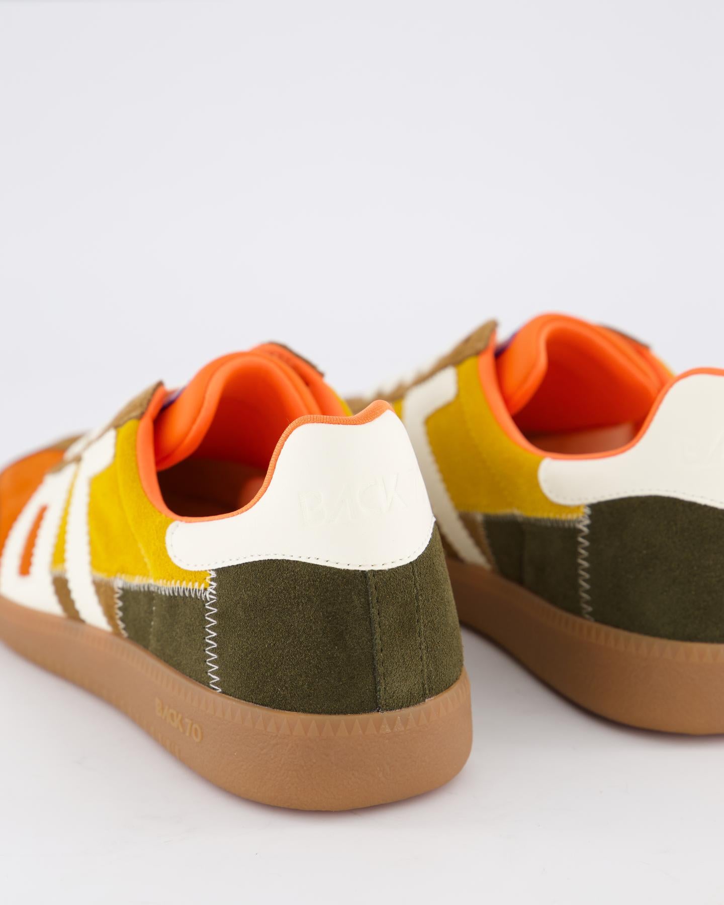 Dames Squid Orange Suede Mix