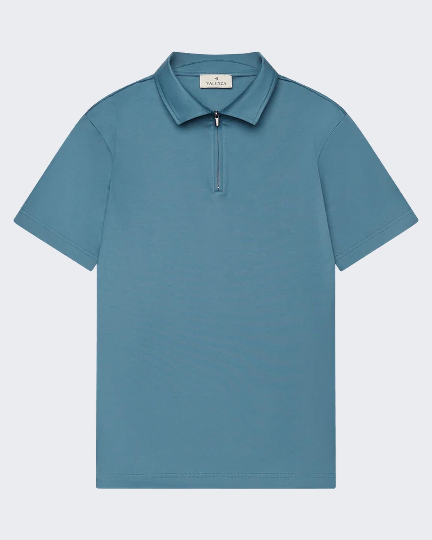 Heren Supima Polo Zip Collar