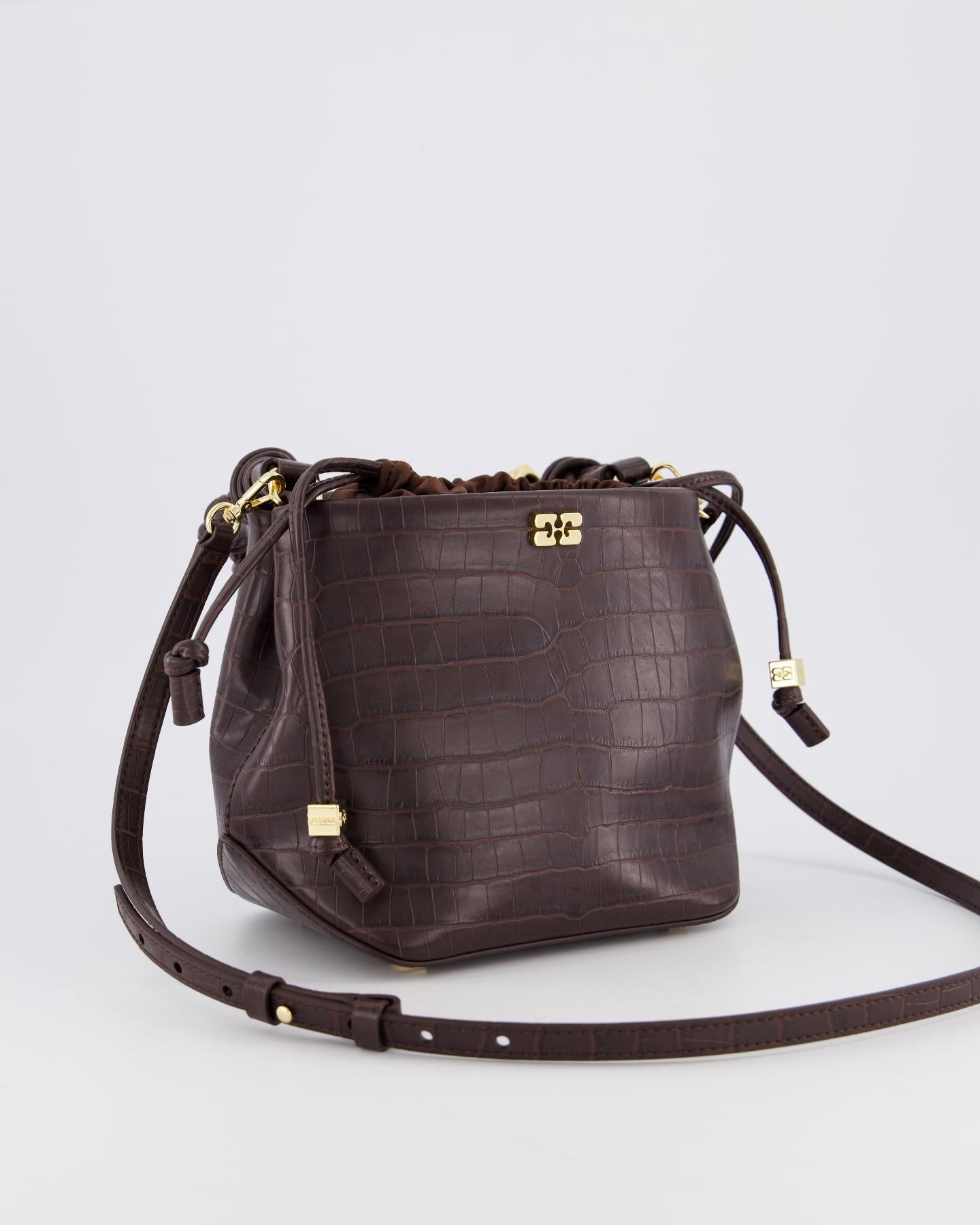 Dames Bou Bucket Bag Croco