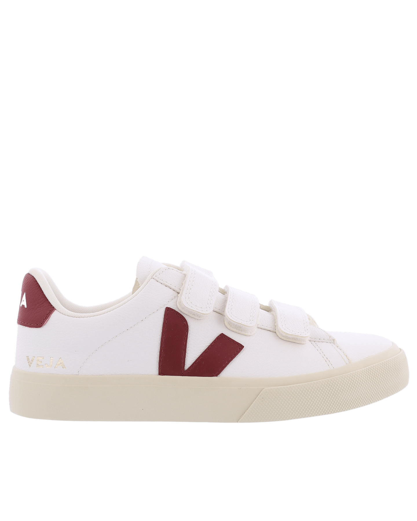 Dames Recife Sneaker Leer Wit/Bordo