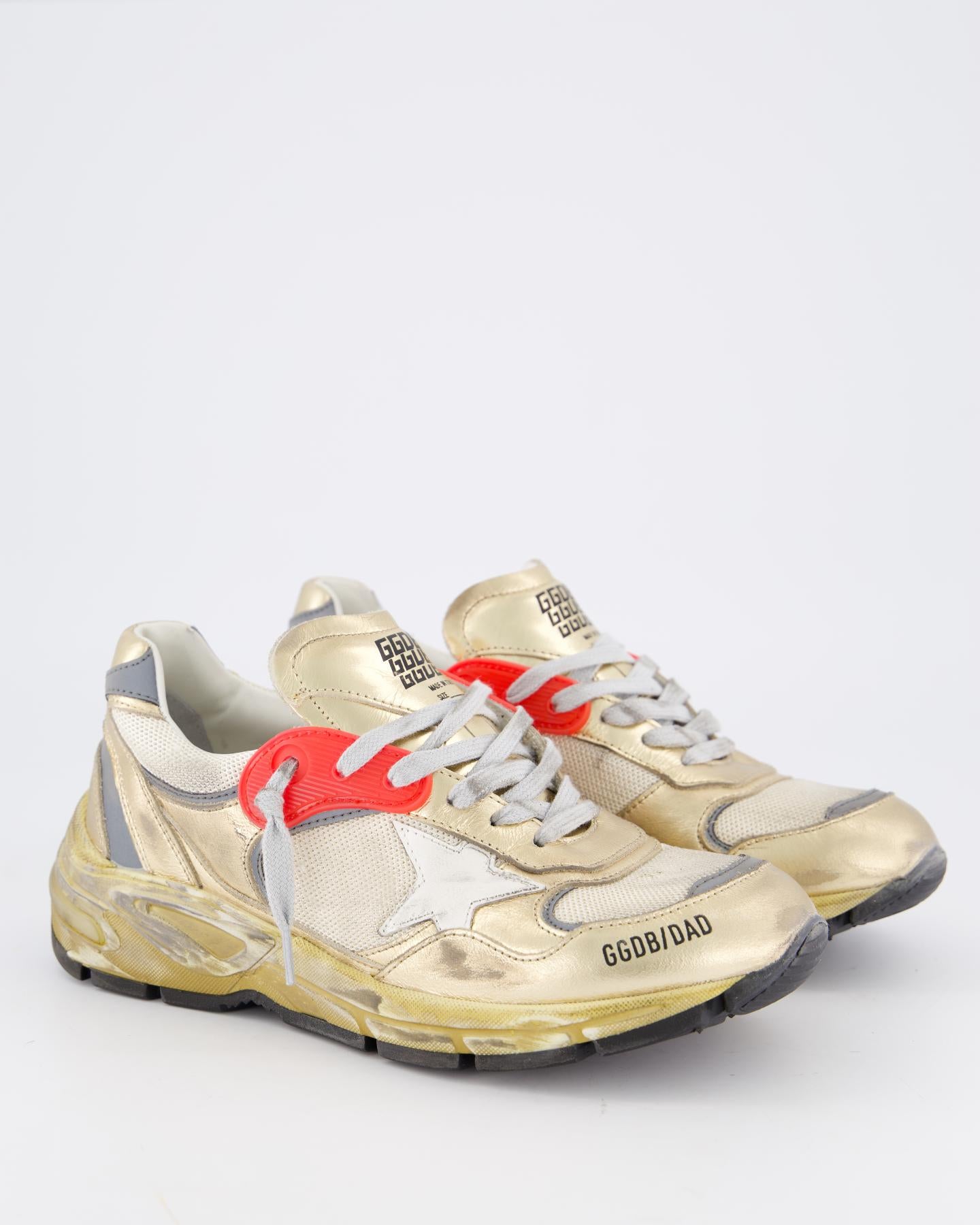 Dames Running Dad Sneaker Metallic