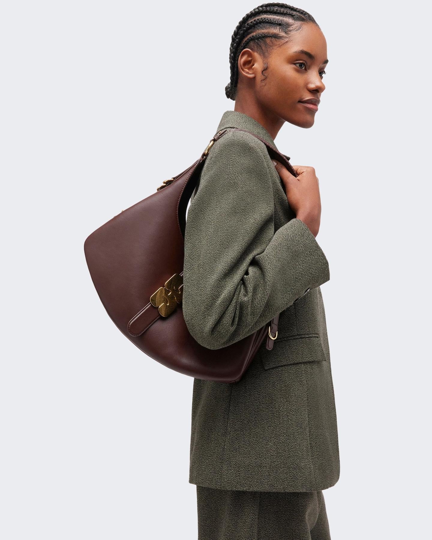 Dames Kat Bag Small Bruin