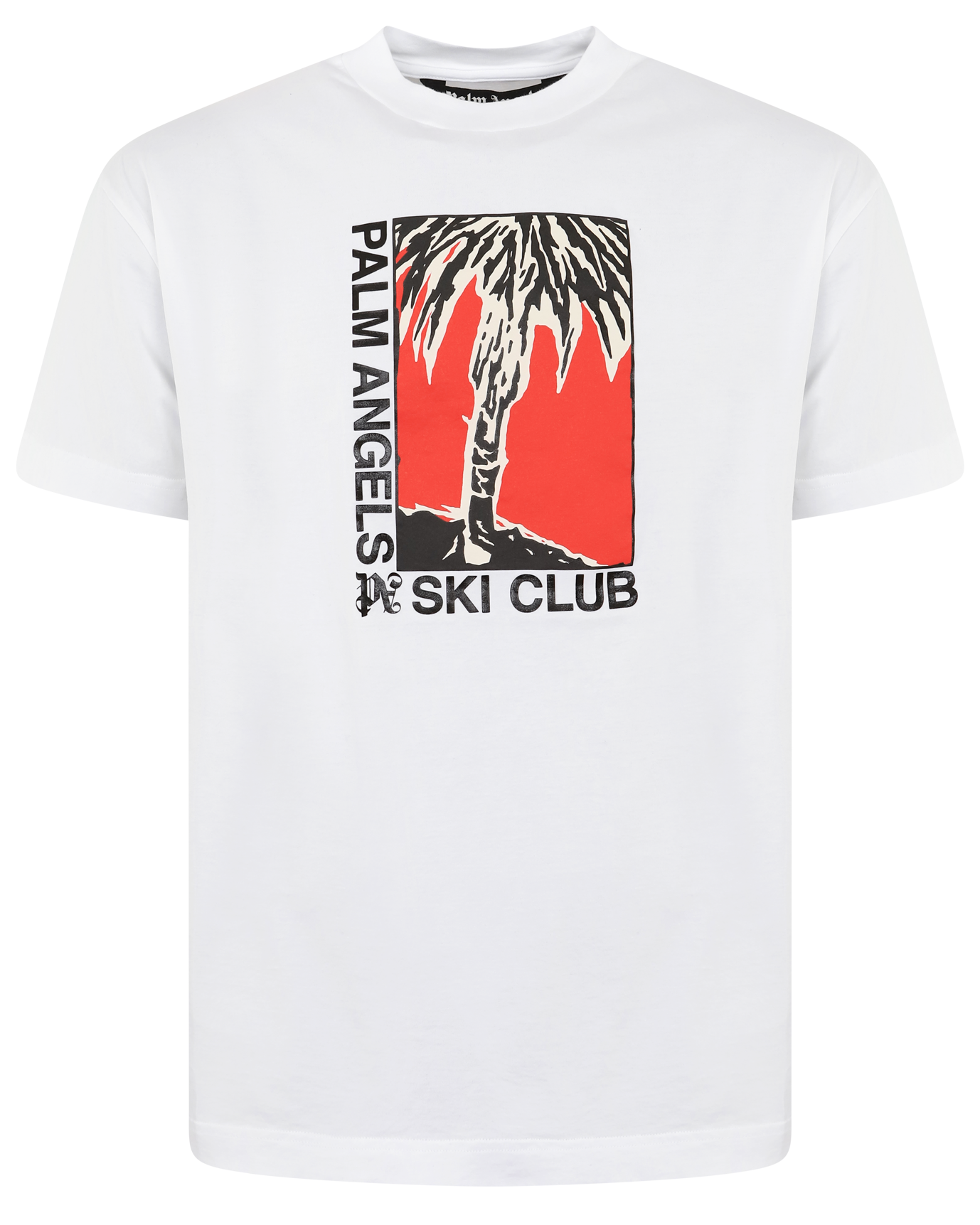 Heren Ski Club T-Shirt Wit