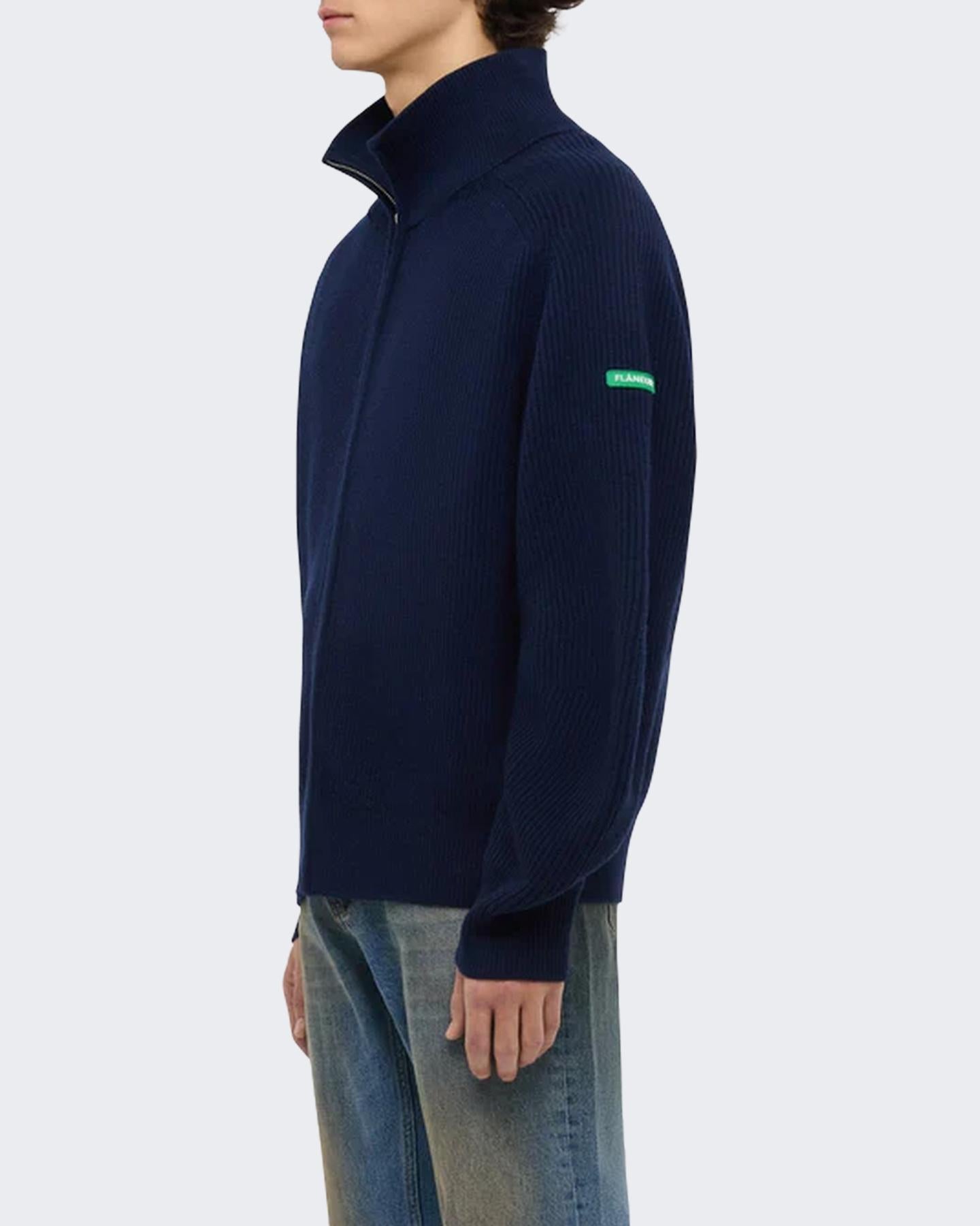 Heren Badge Knit Cardigan