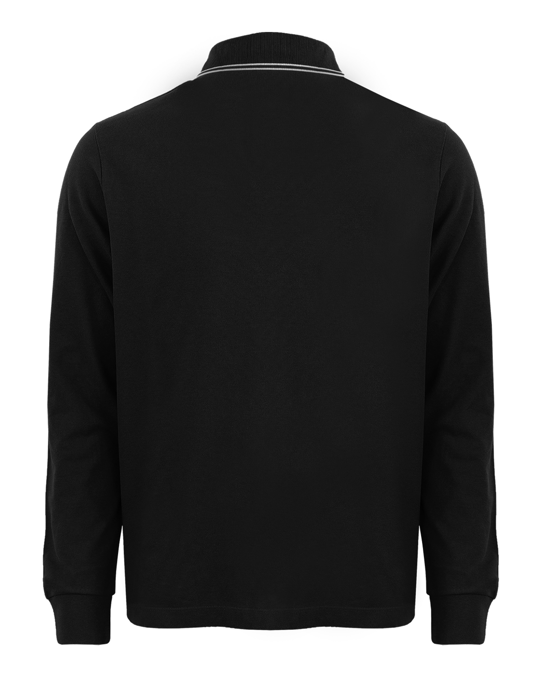 Heren Logopatch Polo Shirt Zwart