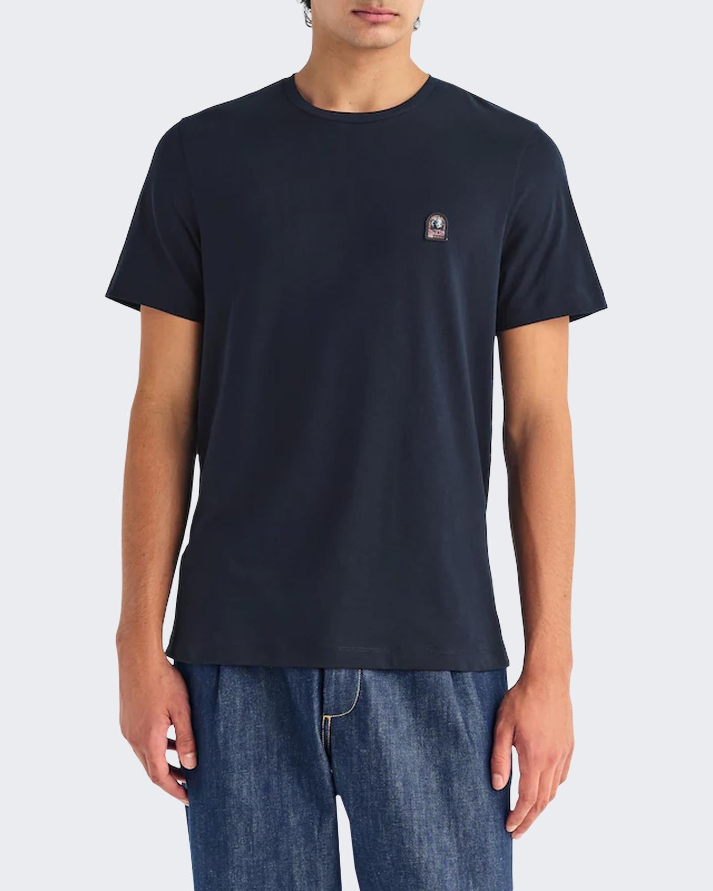 Heren Patch T-Shirt Blauw