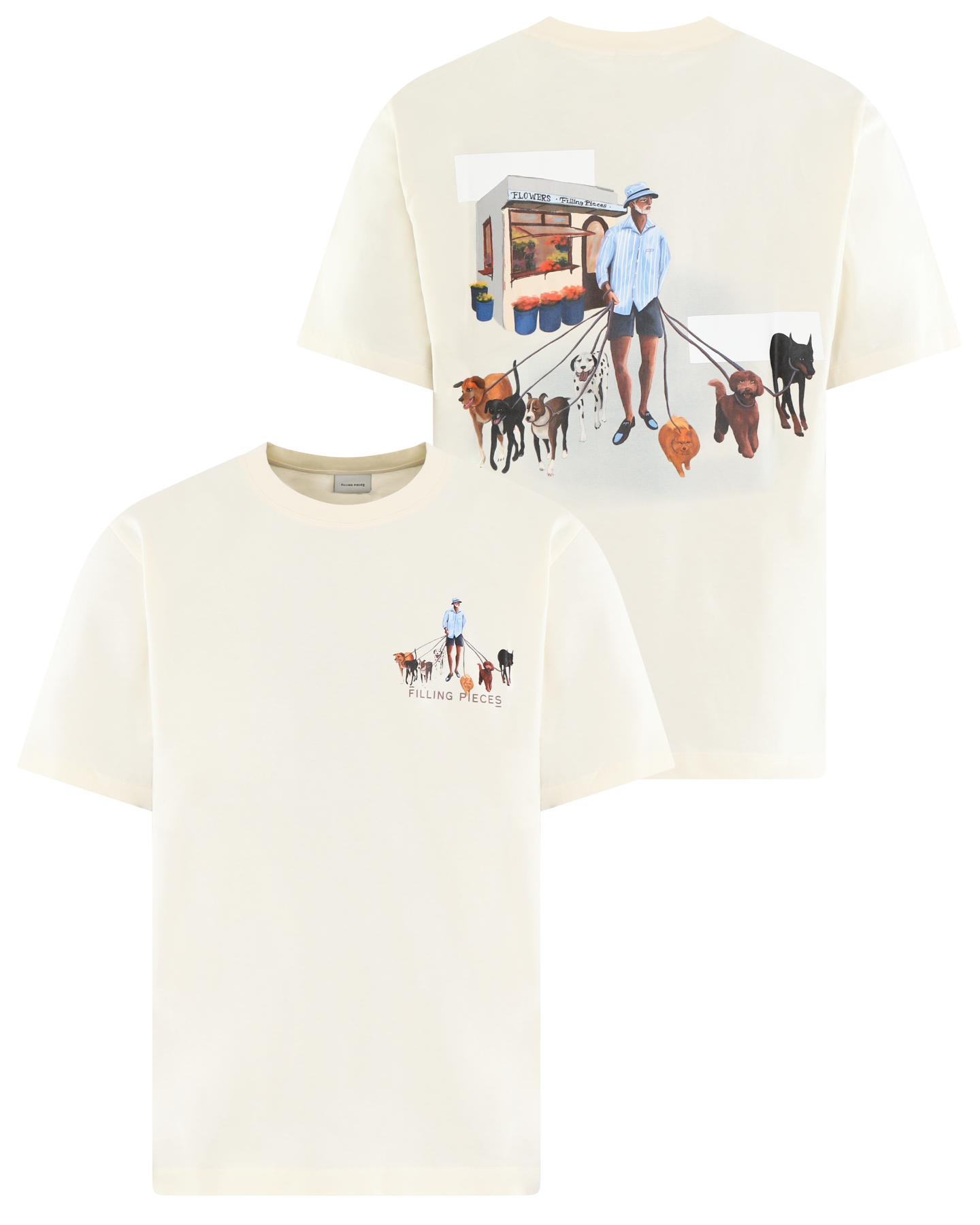 Heren T-Shirt Dog Walker