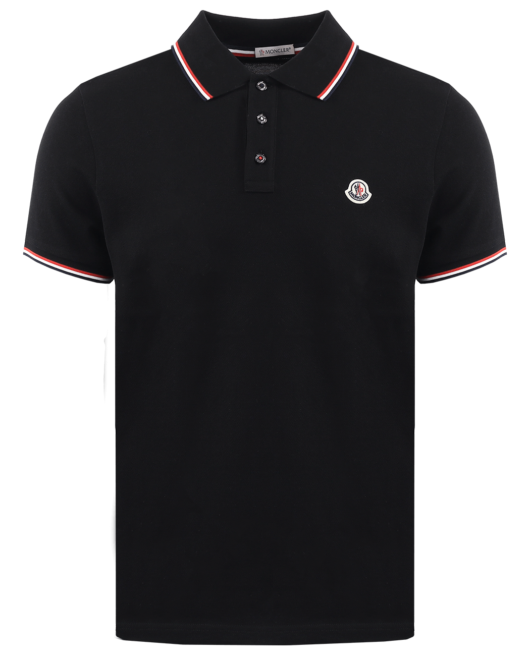 Heren Logo Polo Zwart
