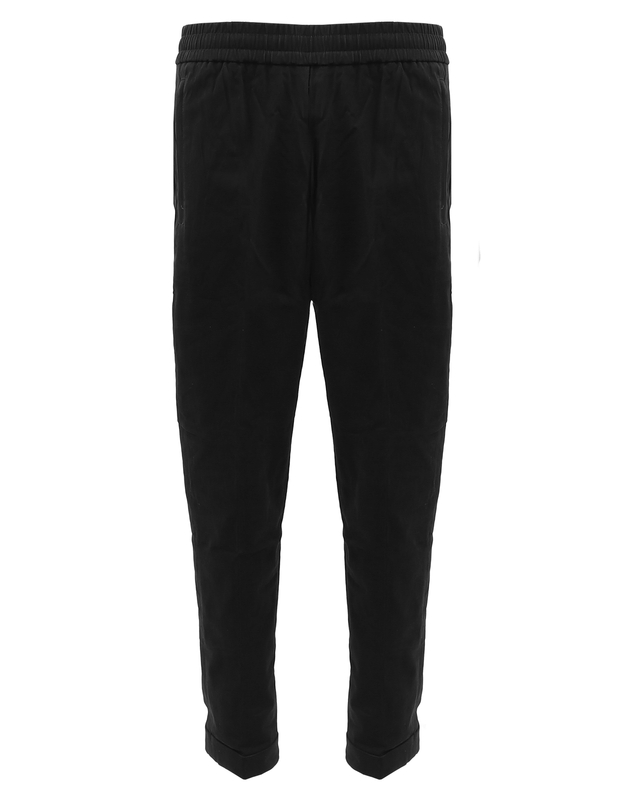 Heren Slim Cotton Trouser Zwart