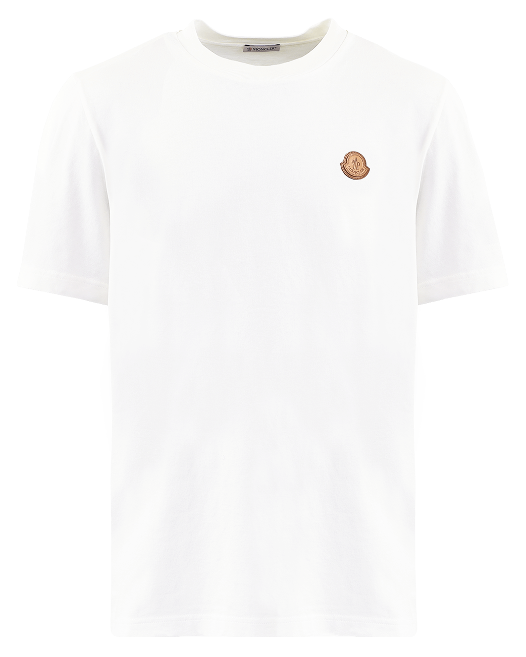 Heren Logo-Patch Cotton Wit